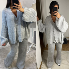 Load image into Gallery viewer, 2 Pcs Cardigan &amp; Trouser Set
