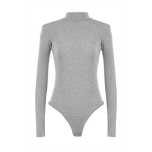 Load image into Gallery viewer, Polo Turtle Neck Bodysuit
