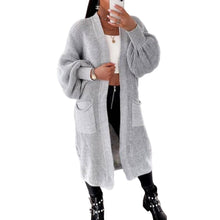 Load image into Gallery viewer, Balloon Sleeve Maxi Cardigan
