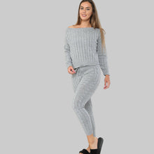 Load image into Gallery viewer, Long Sleeve Top &amp; Leggings 2 Pieces Co-Ord Set
