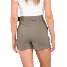 Load image into Gallery viewer, High Waisted Belted Cargo Pockets Skort
