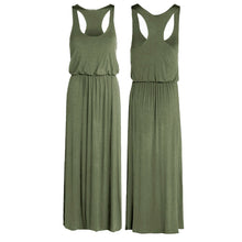 Load image into Gallery viewer, Puffball Balloon Racer Back Maxi Dress
