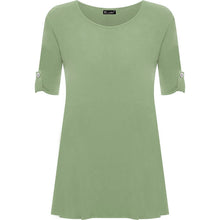 Load image into Gallery viewer, Short Button Sleeve Top
