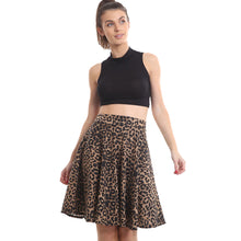 Load image into Gallery viewer, Knee Length Midi Skater Skirt
