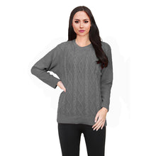 Load image into Gallery viewer, Long Sleeves Crew Neck Knitted Jumper
