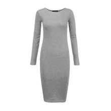 Load image into Gallery viewer, Long Sleeve Bodycon Midi Dress
