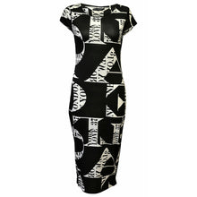 Load image into Gallery viewer, Cap Sleeve Crew Neck Bodycon Midi Dress
