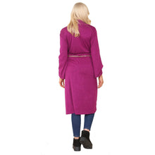 Load image into Gallery viewer, Plain Knitted Long Sleeves Maxi Cardigan
