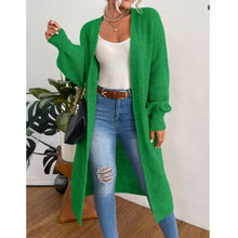 Load image into Gallery viewer, Balloon Sleeve Maxi Cardigan
