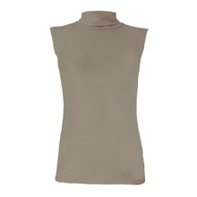 Load image into Gallery viewer, Polo Neck Sleeveless Slim Fit Top
