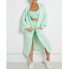Load image into Gallery viewer, Balloon Sleeve Maxi Cardigan
