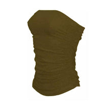 Load image into Gallery viewer, Boobtube Fitted Sleeveless Ruched Top
