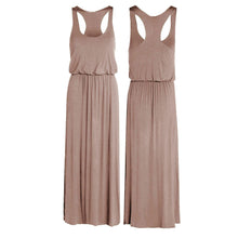 Load image into Gallery viewer, Puffball Balloon Racer Back Maxi Dress
