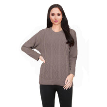 Load image into Gallery viewer, Long Sleeves Crew Neck Knitted Jumper
