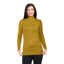 Load image into Gallery viewer, Knitted Turtle Neck Long Sleeve Jumper Top

