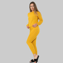 Load image into Gallery viewer, Long Sleeve Top &amp; Leggings 2 Pieces Co-Ord Set
