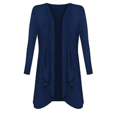 Load image into Gallery viewer, Open Front Long Sleeve Waterfall Boyfriend Cardigan
