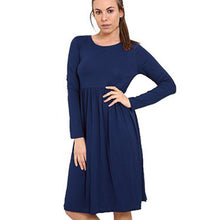 Load image into Gallery viewer, Frankie Swing Plain Midi Dress
