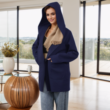 Load image into Gallery viewer, Italian Style Open Front Hooded Jacket
