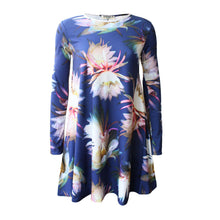 Load image into Gallery viewer, A Line Skater Printed Dress
