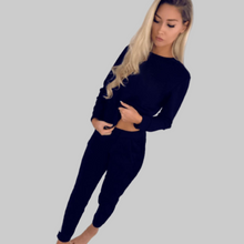 Load image into Gallery viewer, 2 Pieces Co-Ord Set Loungewear Tracksuit
