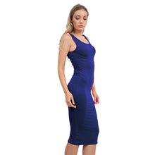 Load image into Gallery viewer, Plain Bodycon Sleeveless Midi Dress
