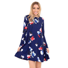 Load image into Gallery viewer, A Line Skater Printed Dress
