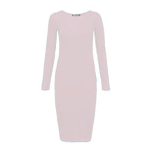 Load image into Gallery viewer, Long Sleeve Bodycon Midi Dress
