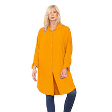 Load image into Gallery viewer, Italian Collar Button Knee Length Top
