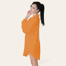 Load image into Gallery viewer, Long Sleeve Gold Sequin Eye Button Up Shirt
