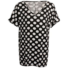 Load image into Gallery viewer, Printed Baggy Oversized  Turn up Top
