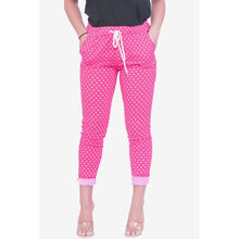 Load image into Gallery viewer, Elasticated Tie Waist Side Pockets Printed Trouser
