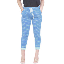 Load image into Gallery viewer, Elasticated Tie Waist Side Pockets Printed Trouser
