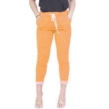 Load image into Gallery viewer, Elasticated Tie Waist Side Pockets Printed Trouser
