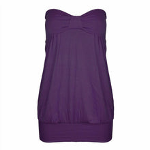 Load image into Gallery viewer, Sleeveless Strapless Boobtube Bardot Top
