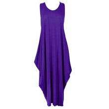 Load image into Gallery viewer, Sleeveless Parachute Midi Plain Dress
