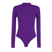 Load image into Gallery viewer, Polo Turtle Neck Bodysuit
