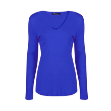 Load image into Gallery viewer, Long Sleeve V Neck Top
