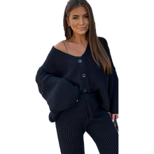 Load image into Gallery viewer, 2 Pcs Cardigan &amp; Trouser Set
