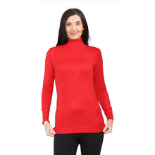 Load image into Gallery viewer, Knitted Turtle Neck Long Sleeve Jumper Top
