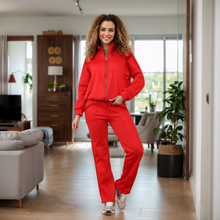 Load image into Gallery viewer, Zip Bomber Jacket &amp; Trouser Tracksuit Set
