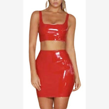 Load image into Gallery viewer, Wet look Mini Bodycon Party Skirt
