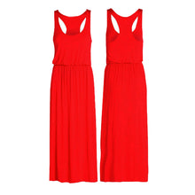 Load image into Gallery viewer, Puffball Balloon Racer Back Maxi Dress
