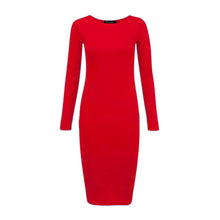 Load image into Gallery viewer, Long Sleeve Bodycon Midi Dress
