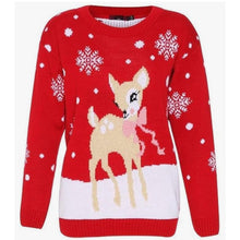 Load image into Gallery viewer, Bambi Christmas Jumper Sweater
