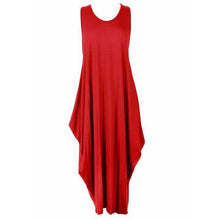 Load image into Gallery viewer, Sleeveless Parachute Midi Plain Dress
