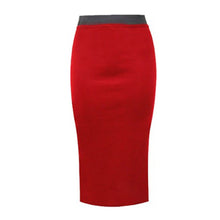 Load image into Gallery viewer, Plain Pencil Midi Skirt
