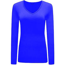 Load image into Gallery viewer, Long Sleeve V Neck Top
