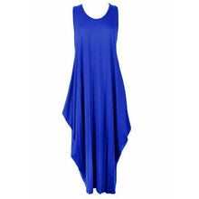 Load image into Gallery viewer, Sleeveless Parachute Midi Plain Dress
