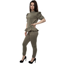 Load image into Gallery viewer, Peplum Frill Co-Ord Set
